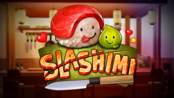 Slashimi Slot Game - Premium Japanese themed social casino slot with sushi symbols and animations
